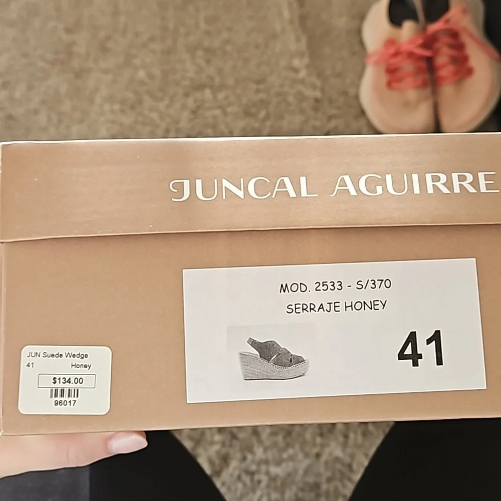 Juncal Aguirre wedge sandals, made in Spain, size 41